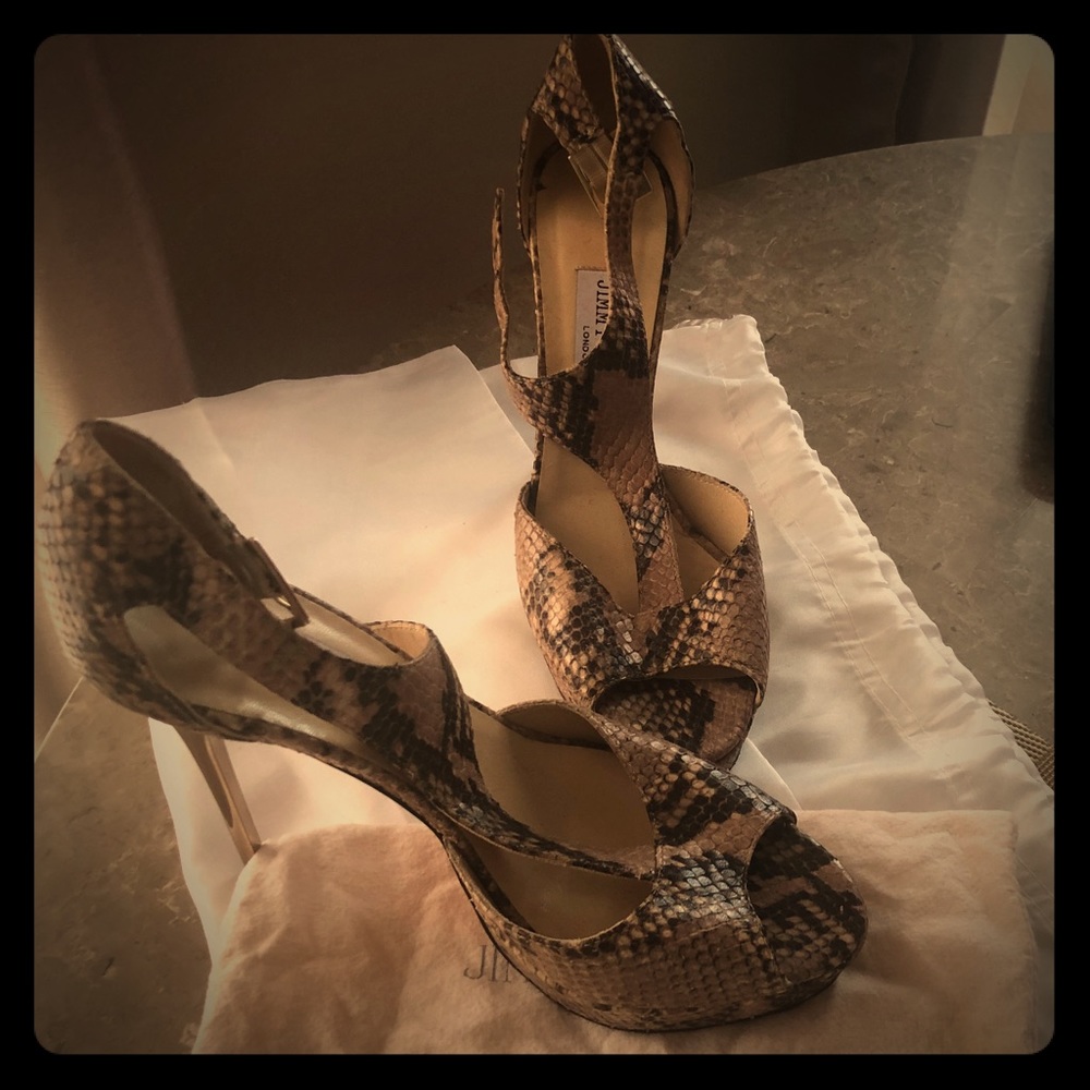 Jimmy Choo strappy heels